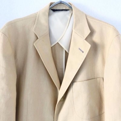 画像2: 90s RALPH LAUREN LINEN TAILORED JACKET