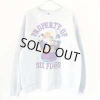 90s USA製　LOONEY TUNES SIX FLAGS SWEAT 