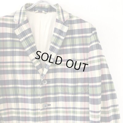 画像2: 90s RALPH LAUREN MADRAS TAILORED JACKET