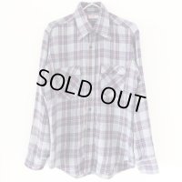 70s USA製　LEVI'S PLAID SHIRT