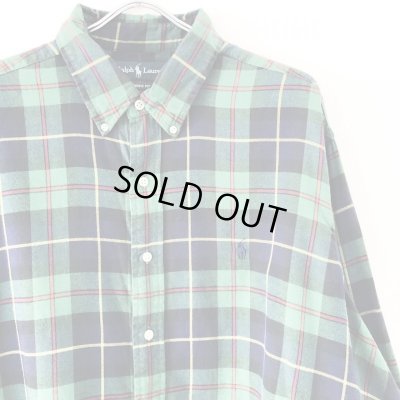 画像2: 90s RALPH LAUREN PLAID  L/S SHIRT