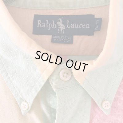 画像3: 90s RALPH LAUREN PASTEL COLOR STRIPE L/S SHIRT