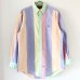 画像1: 90s RALPH LAUREN PASTEL COLOR STRIPE L/S SHIRT (1)