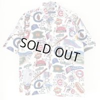 90s REYN SPOONER CHICAGO CUBS  S/S SHIRT