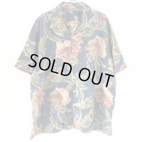 90s RALPH LAUREN VINTAGE CAMP LINEN HAWAIIAN SHIRT