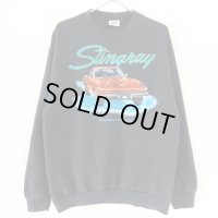 90s USA製　CAR PRINT SWEAT