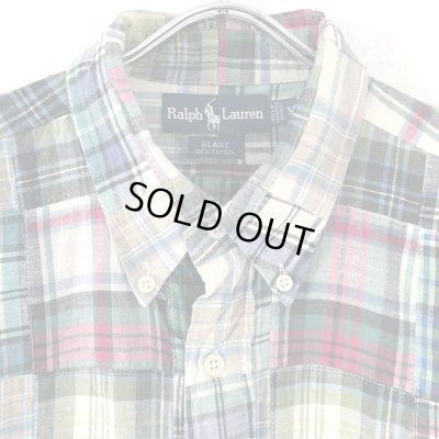 画像3: 90s RALPH LAUREN PATCHWORK S/S SHIRT