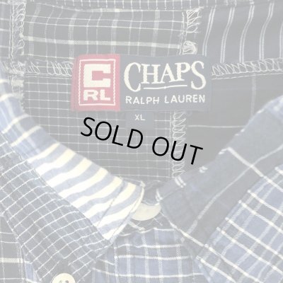 画像4: 90s CHAPS RALPH LAUREN PATCHWORK S/S SHIRT