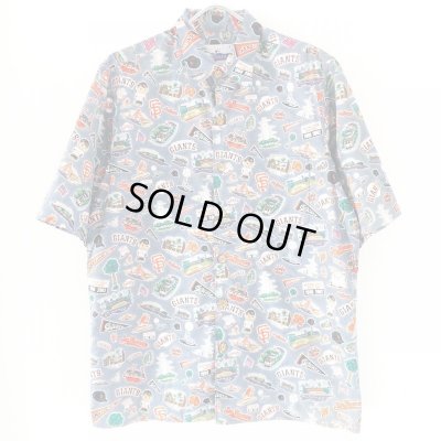 画像1: 02s REYN SPOONER SANFRANCISCO GIANTS HAWAIIAN  S/S SHIRT