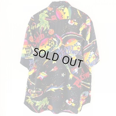 画像2: 90s PLANET HOLLYWOOD HAWAIIAN  S/S SHIRT