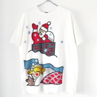 90s USA製 USPS SANTA ART TEE SHIRT