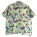 画像1: 80s 90s DOG HAWAIIAN S/S SHIRT (1)