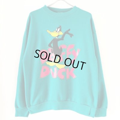 画像1: 90s USA製　LOONEY TUNES DAFFY DUCK SWEAT