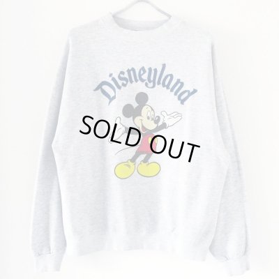 画像1: 90s USA製　MICKEY MOUSE DISNEYLAND SWEAT