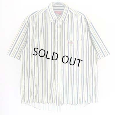 画像1: 80s 90s COCA COLA 企業　STRIPE S/S SHIRT