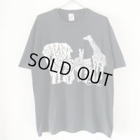 90s USA製 ANIMAL ART TEE SHIRT