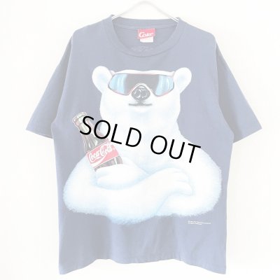 画像1: 90s USA製 COCA COLA POLARBEAR　企業 TEE SHIRT