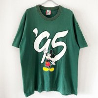 90s USA製 MICKEY MOUSE WALT DISNEY WORLD 95 TEE SHIRT