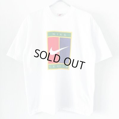 画像1: 90s NIKE COURT LOGO TEE SHIRT