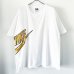 画像1: 90s USA製 NIKE 脇　PRINT BIG LOGO TEE SHIRT (1)