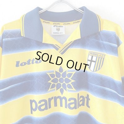 画像3: 90s イタリア製　LOTTO PARMA A.C. SOCCER SHIRT