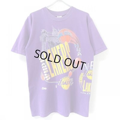 画像1: 90s USA製 LAKERS NBA TEE SHIRT