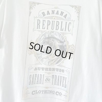 画像2: 90s USA製 BANANA REPUBLIC SAFARI&TRAVEL TEE SHIRT