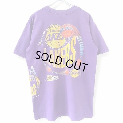 画像2: 90s USA製 LAKERS NBA TEE SHIRT