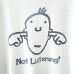 画像2: 90s~00s NOT LISTENING TEE SHIRT (2)