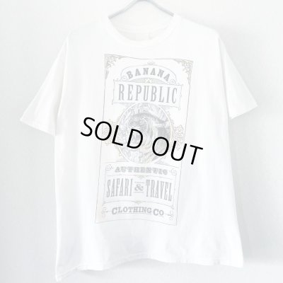 画像1: 90s USA製 BANANA REPUBLIC SAFARI&TRAVEL TEE SHIRT