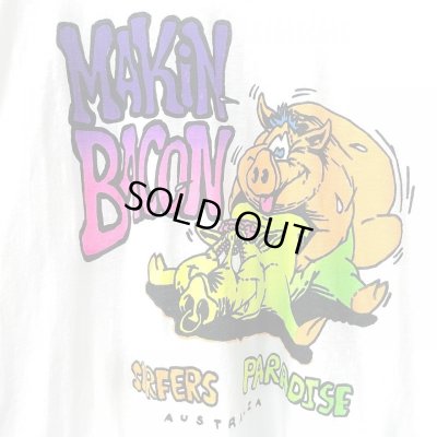 画像2: 90s USA製 MAKIN BACON ERO ART TEE SHIRT