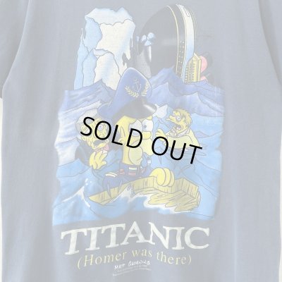 画像2: 90s THE SIMPSONS×TITANIC MOVIE TEE SHIRT