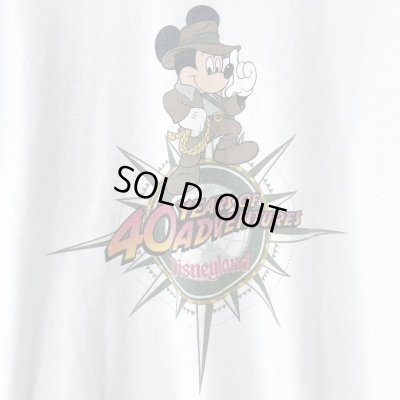 画像2: 90s USA製 MICKEY MOUSE DISNEYLAND 40 YERS OF ADVENTURES TEE SHIRT