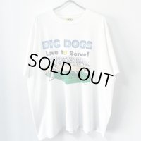 90s USA製 BIG DOGS ART TEE SHIRT