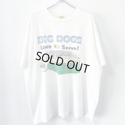 画像1: 90s USA製 BIG DOGS ART TEE SHIRT