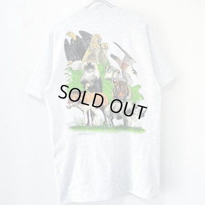 画像2: DEADSTOCK 90s USA製 ANIMAL ART TEE SHIRT