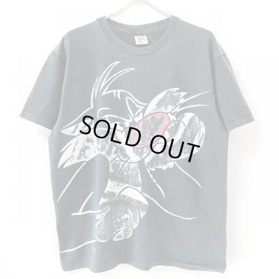 画像1: 90s USA製 LOONEY TUNES SYLVESTER CAT TEE SHIRT