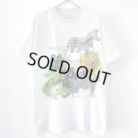 DEADSTOCK 90s USA製 ANIMAL ART TEE SHIRT