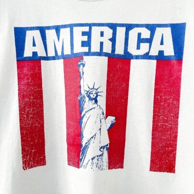 画像2: 90s USA製 AMERICA ART TEE SHIRT