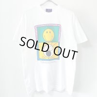 90s SCARED GUY  K FREEDMAN SMILEY TEE SHIRT