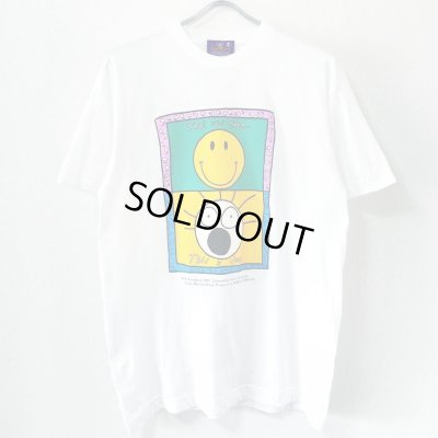 画像1: 90s SCARED GUY  K FREEDMAN SMILEY TEE SHIRT