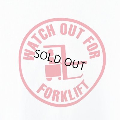 画像2: 90s USA製 WATCH OUT FOR FORKLIFT 標識ART TEE SHIRT