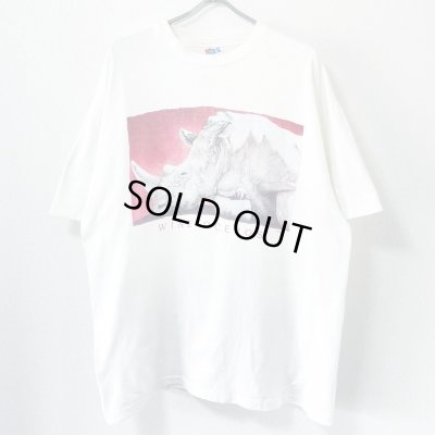 画像1: 90s USA製 ANIMAL ART TEE SHIRT