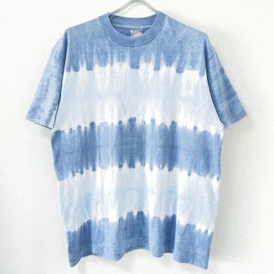 画像1: 90s USA製 TIE-DYE BORDER  TEE SHIRT