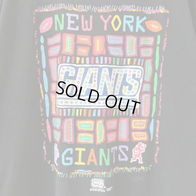 画像2: 90s USA製 NEW YORK GIANTS ART TEE SHIRT