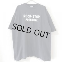 90s USA製 ROCK STAR POTENTIAL JOKE TEE SHIRT