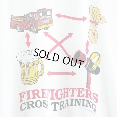 画像2: 90s USA製 FIRE FIGHTERS CROSS TRAINING TEE SHIRT