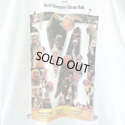 画像2: 90s USA製　CHICAGO BULLS WORLD CHAMPION PHOTO TEE SHIRT