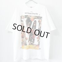 90s USA製　CHICAGO BULLS WORLD CHAMPION PHOTO TEE SHIRT