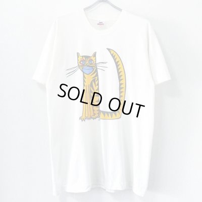 画像1: 90s USA製 ANIMAL ART TEE SHIRT